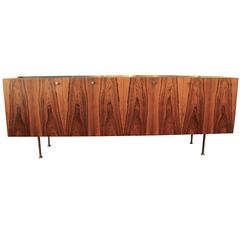 Rare Poul Norreklit for Georg Petersens Rosewood Credenza