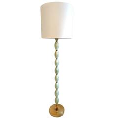 Murano 1950s Floor Lamp Attributed to Barovier & Toso