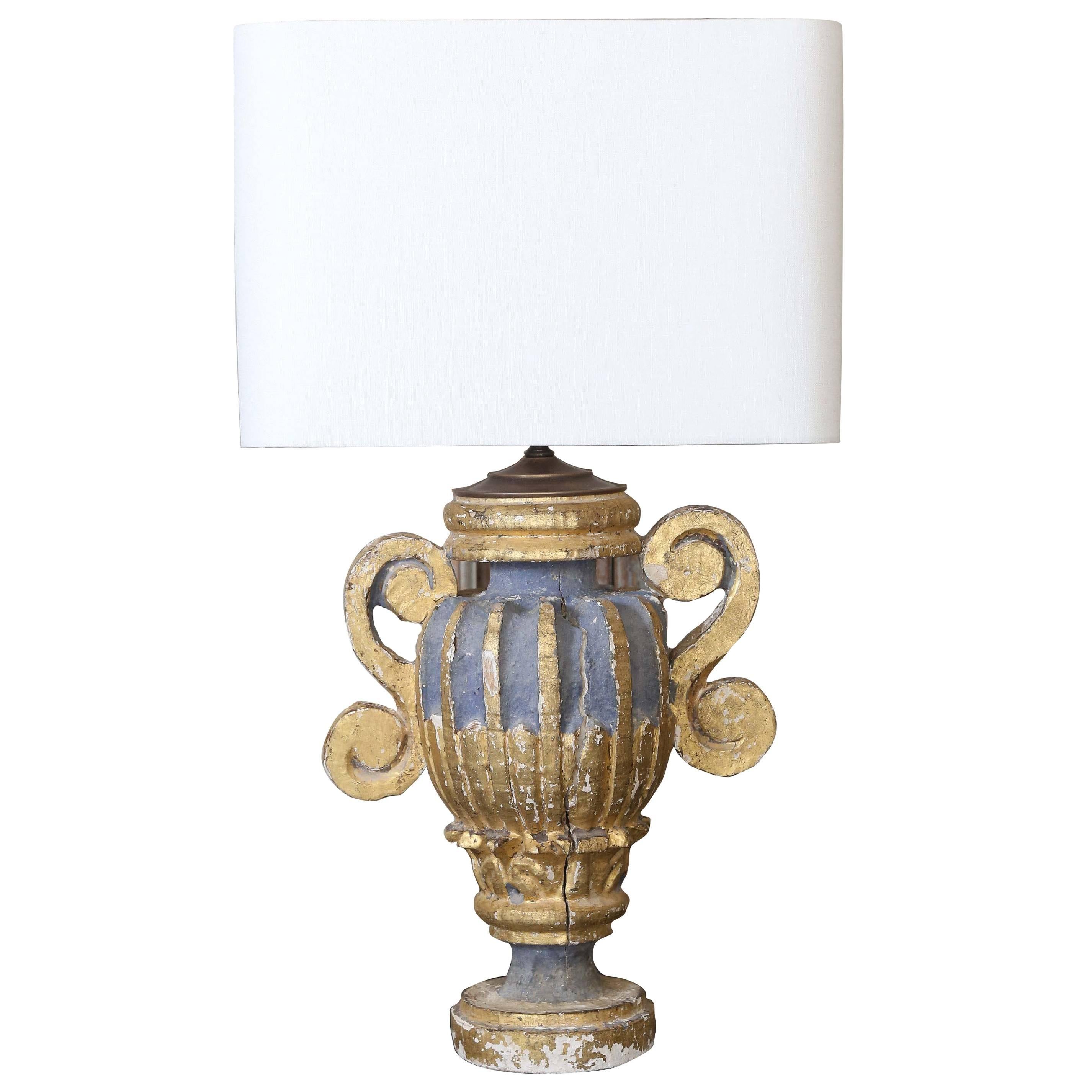 Custom Polychrome Italian Lamp 