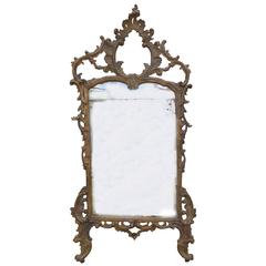 18th Century Italian Giltwood Mirror