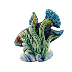 Rörstrand Stoneware Figure "Chamotte" by Gunnar Nylund, Fish