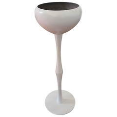 Rare Steel Planter by Estelle and Erwine Laverne for Laverne International