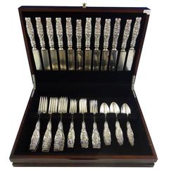 Lily of the Valley by Whiting Sterling Silver Flatware Service Set of 48 Pieces 11
