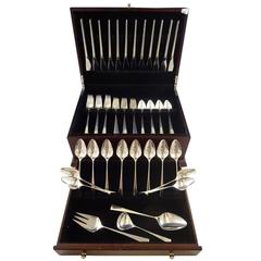 Dimension by Reed and Barton Sterling Silver Flatware Service Set 63 Pc Modern