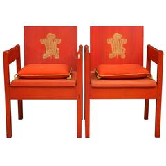 Pair of Investiture Chairs