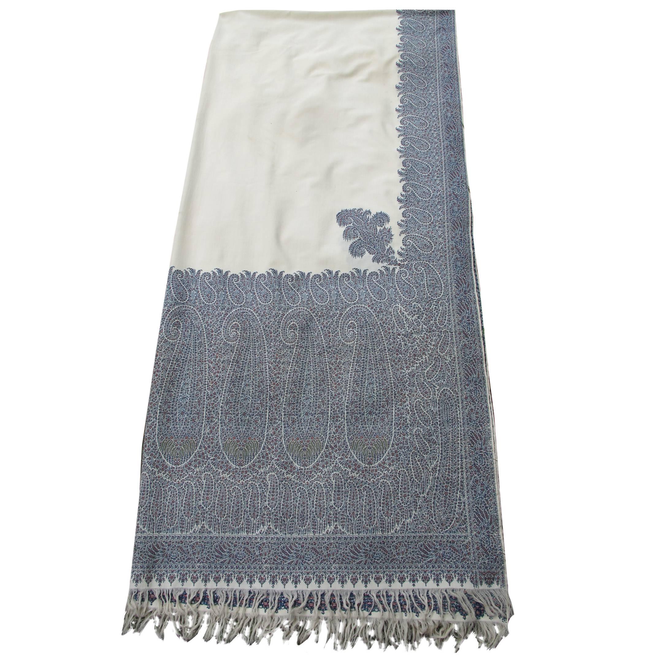 19th Century Kashmir Paisley Shawl