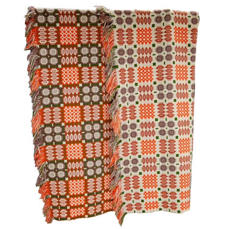 Welsh Tapestry Blanket For Sale at 1stDibs