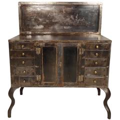 Fantastic Antique Industrial Cabinet