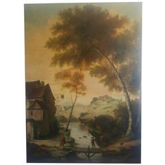 18th Century Hand-Painted Room Panels 9