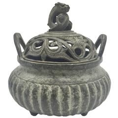 Antique Chinese Ming Bronze Incense Burner
