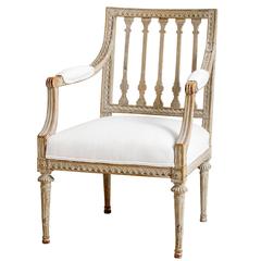 Swedish Gustavian Period Armchair Signed Ephraim Stahl, circa 1790 7