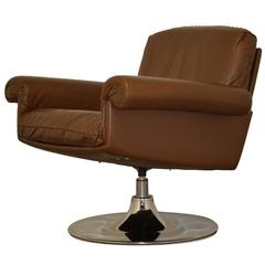 Vintage de Sede Ds 31 Lounge Swivel Armchair, 1970s 2