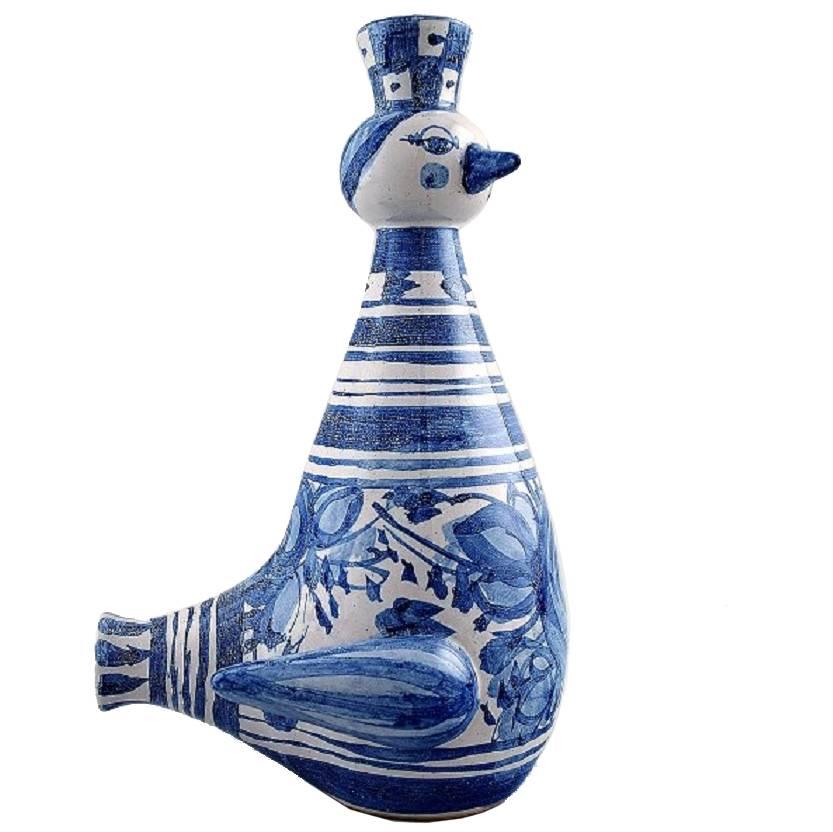 Bjorn Wiinblad Unique Ceramics Candlestick or Figurine, Bird, Rare