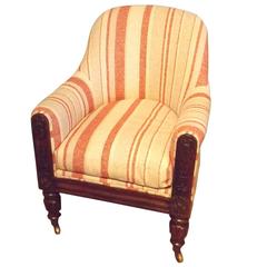Antique An Elegant William IV Rosewood Tub Armchair