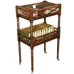 Regency Mahogany Book Table
