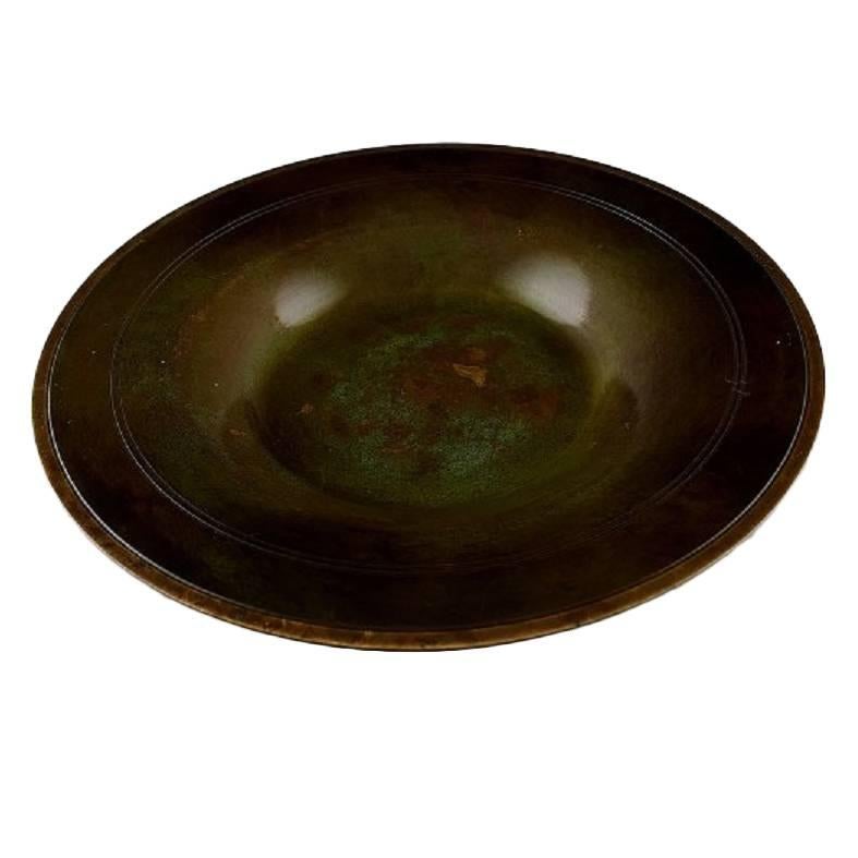 Just Andersen Art Deco Bronze Bowl or Dish, 1930s-1940s