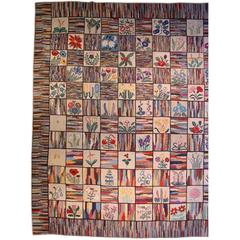 Vintage American Hooked Rug 8