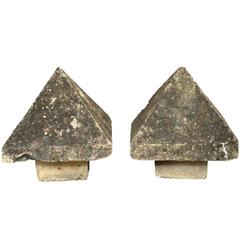 Pair of Stone Capitals 5