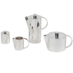 Sterling Silver Four-Piece Coffee Set by Calvin Klein for Swid Powell
