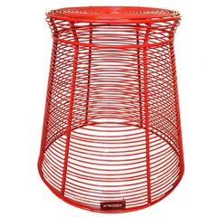 Artecnica TaTu Stool, Steel Wire, Powder Coated, Red, Metal, South Africa