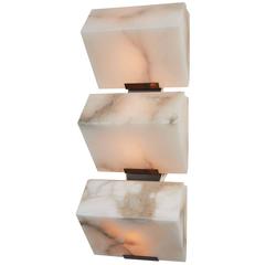 Triple Sloping Block Wall Lamp by Pierre Chareau 1