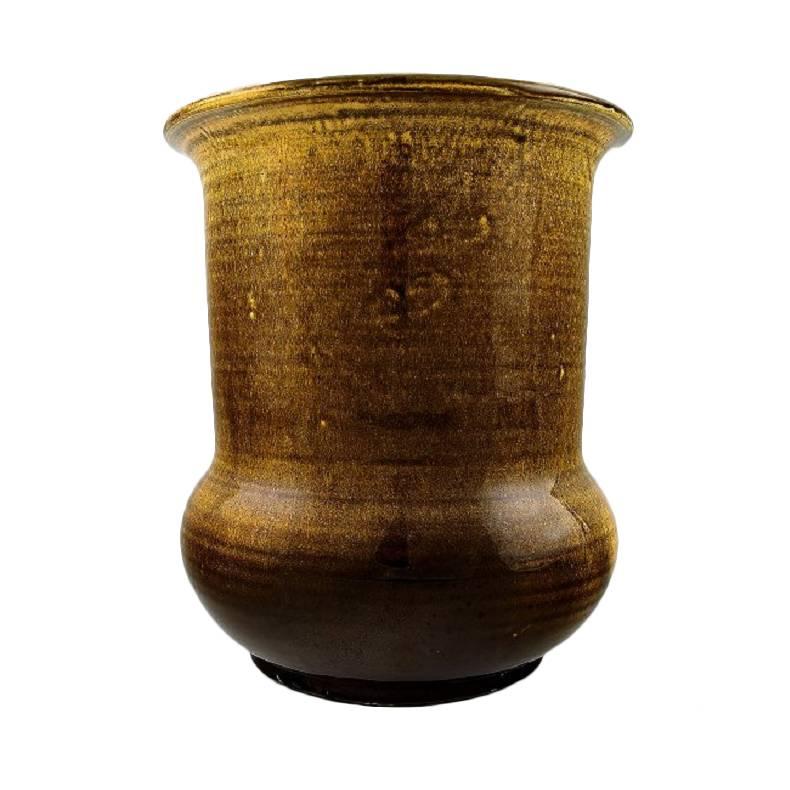 Kähler, Svend Hammershoi Glazed Stoneware Vase, Denmark