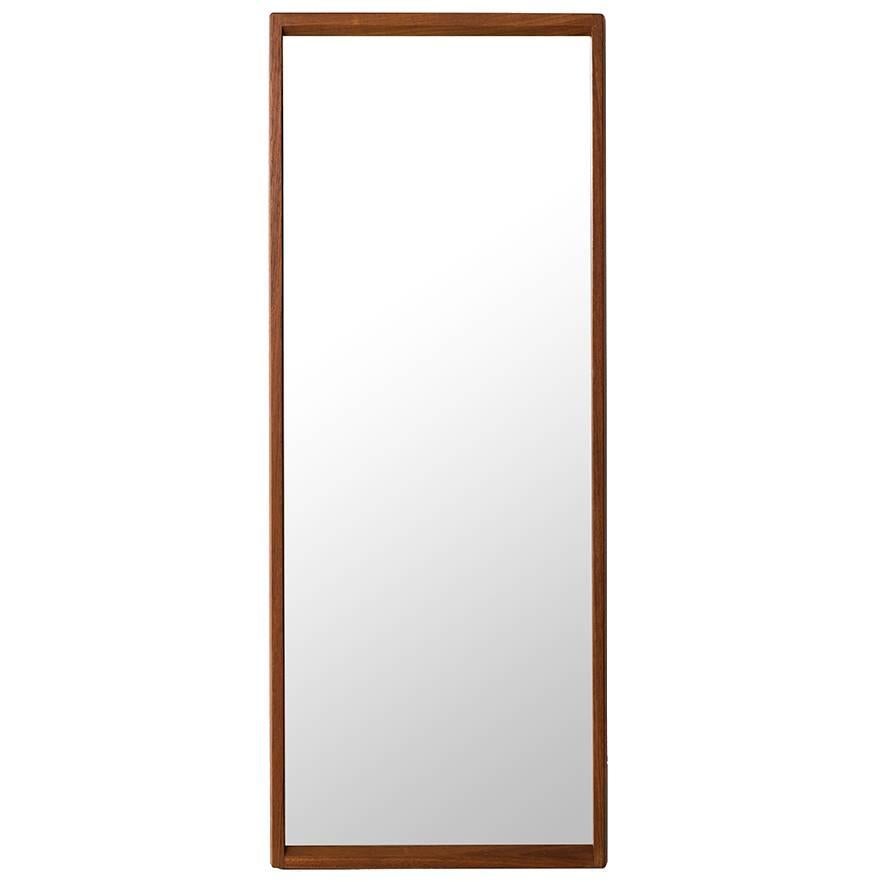 Aksel Kjersgaard Mirror in Teak Produced by Odder in Denmark For Sale