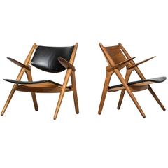 Hans Wegner Easy Chairs Model CH-28 Produced by Carl Hansen & Søn in Denmark 8