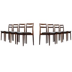 Harry Østergaard Dining Chairs Model 61 Produced by Randers Møbelfabrik