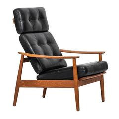 Arne Vodder Reclining Chair Model FD-164 by Cado in Denmark