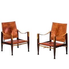 Kaare Klint Safari Chairs by Rud Rasmussen in Denmark