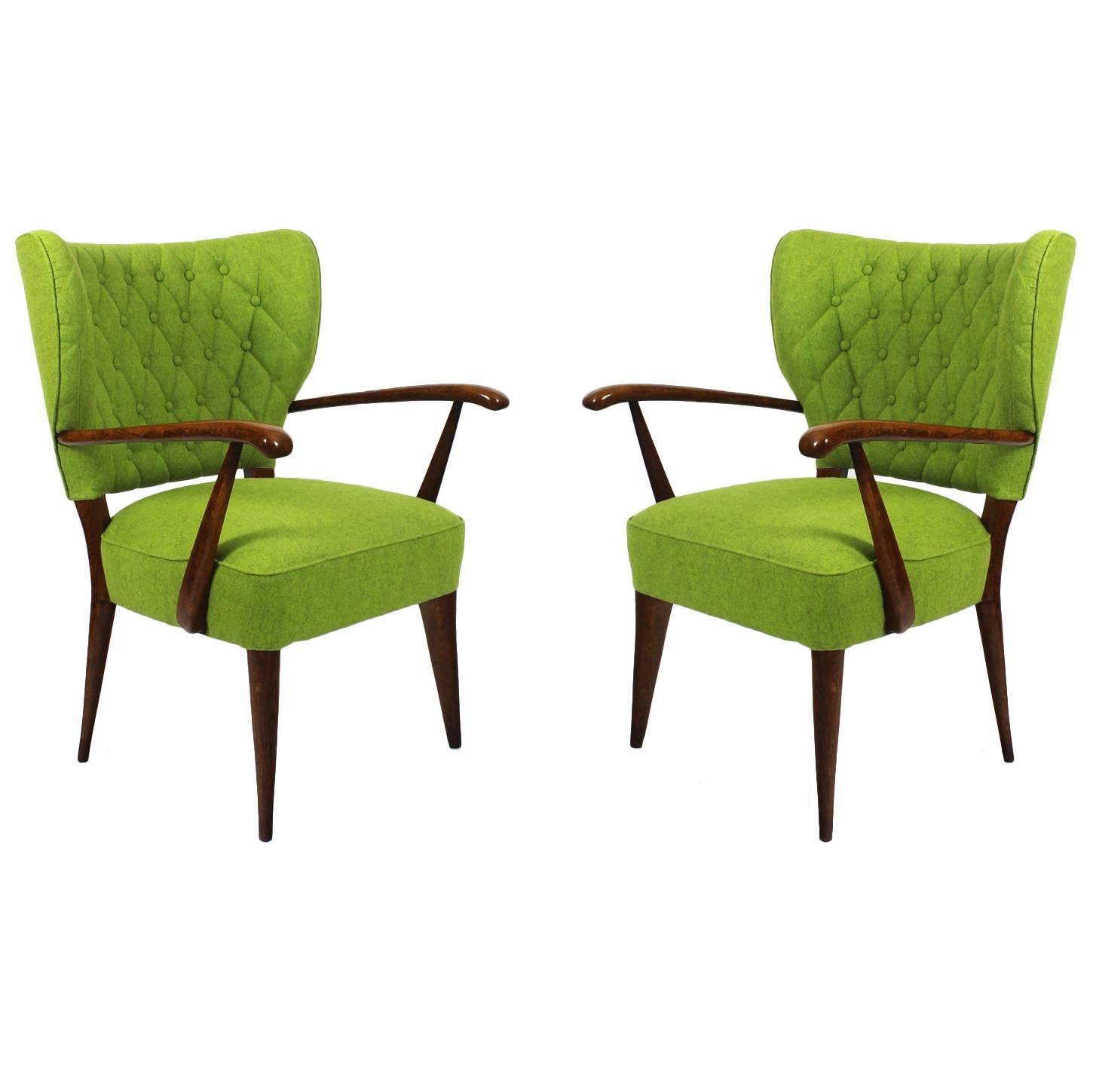 Pair of Small Armchairs from the 1940s