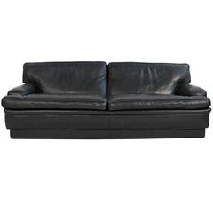 High Quality 1960s Arne Norell Leather Sofa Mod. Mexico by Aneby Ab Sweden, a 4