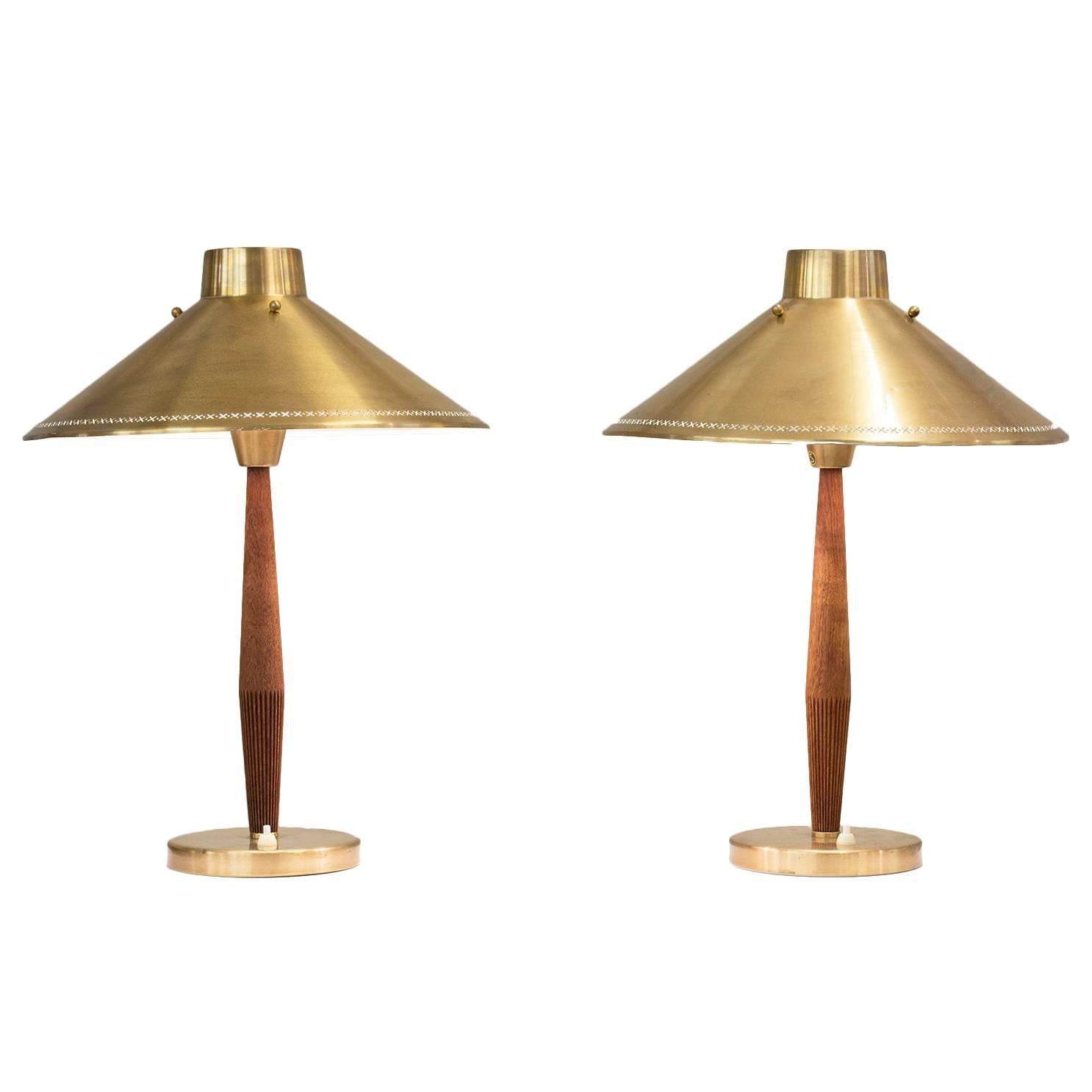 Pair of Table Lamps by Hans Bergström