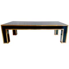 Cocktail Table in Laminate and Brass, 1960s