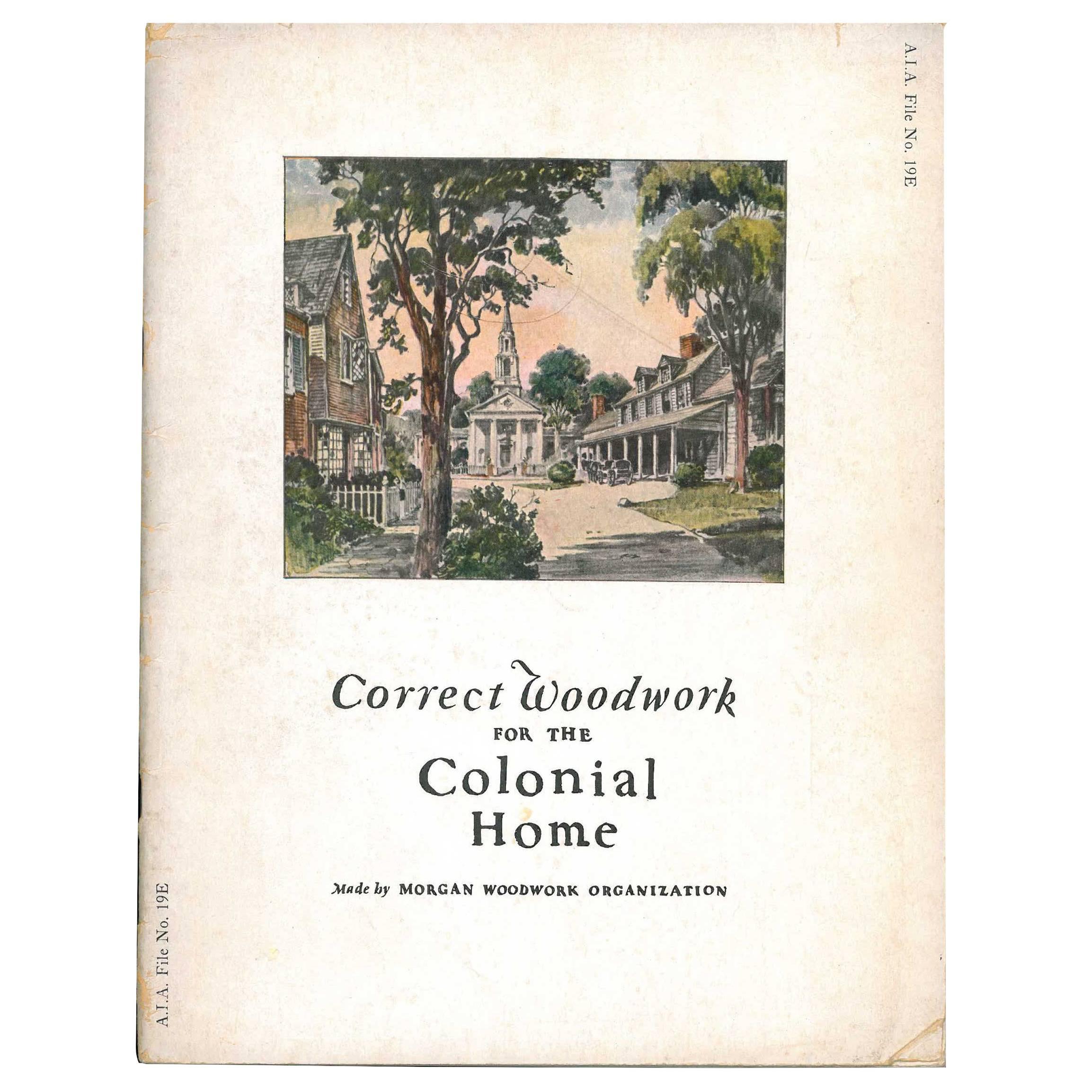 Correct Woodwork for the Colonial Home (Book) For Sale