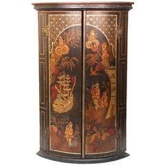 18th Century Chinoiserie Wall Mount Cupboard