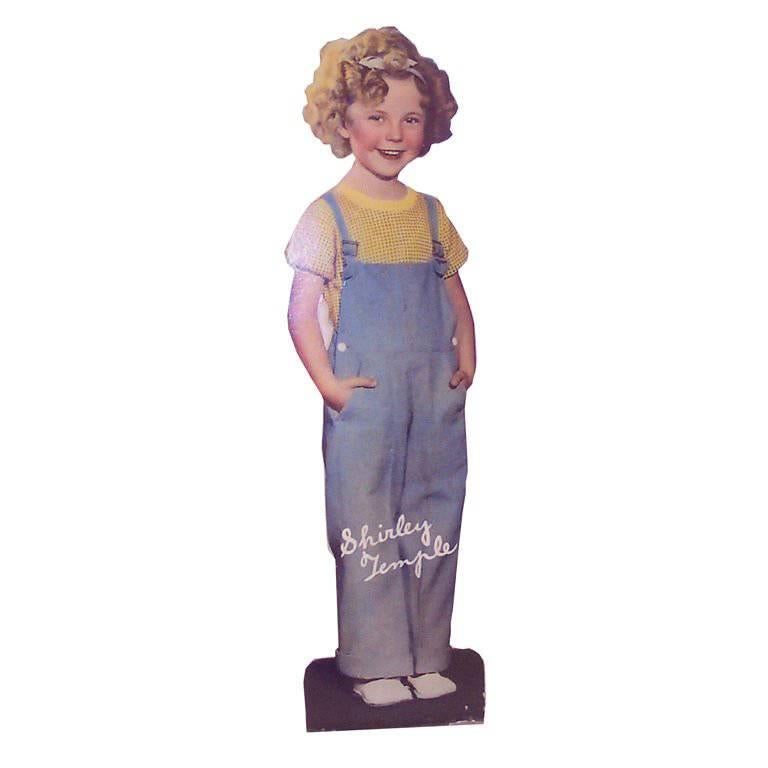 Vintage Shirley Temple Standee For Sale