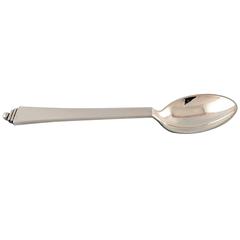 Georg Jensen Pyramid Five Teaspoons Designed by Harald Nielsen, 1933-1944
