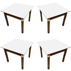 1960s American Mid-Century Modern Small End Cocktail Tables Four Available
