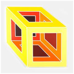 Joseph Rapp "Number 1" Cube Painting