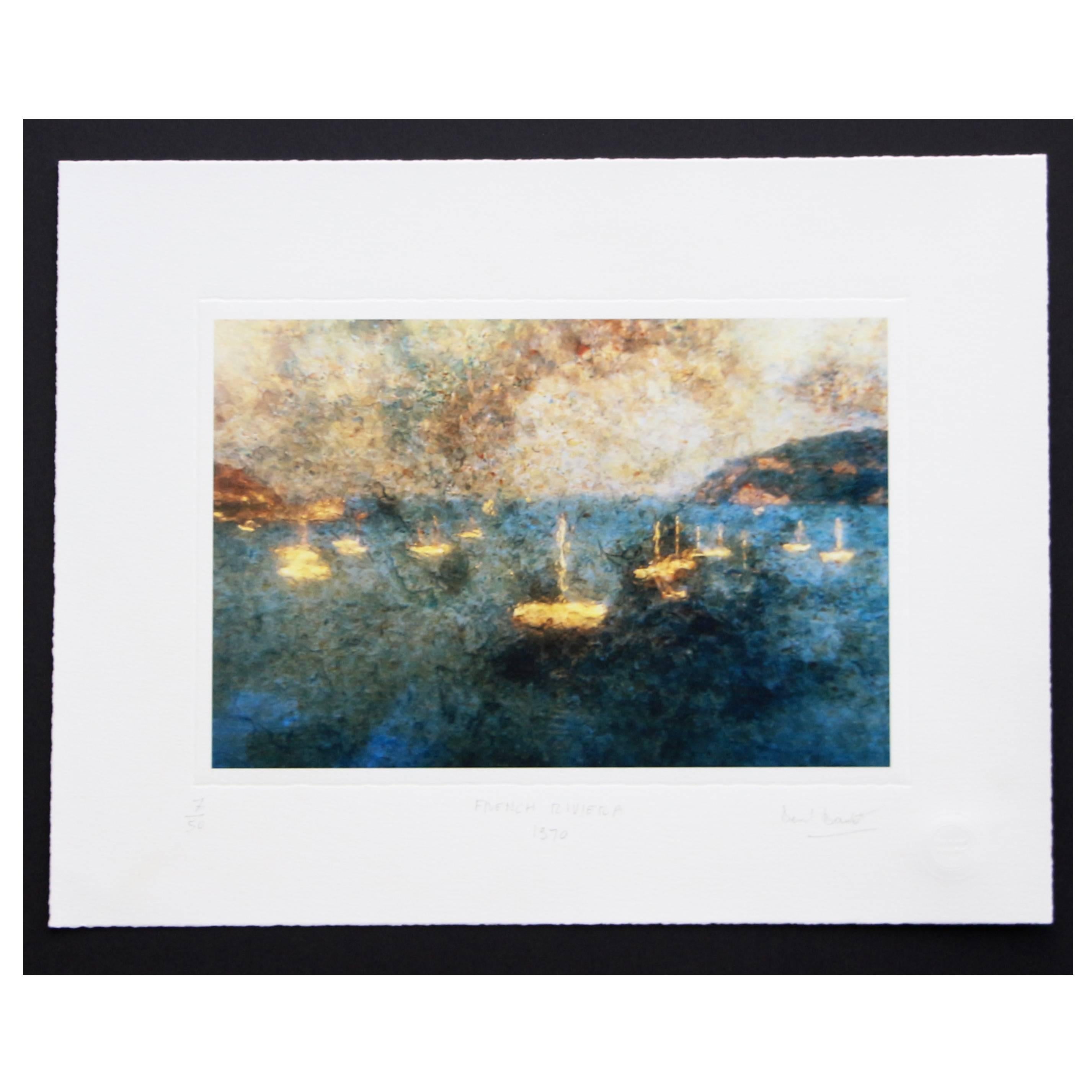 Bernard Baudet Limited Edition Giclee Print "French Riviera"