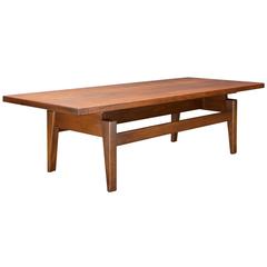 Jens Risoms Floating Top Walnut Coffee Table