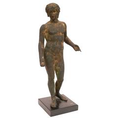 Classical Bronze Male Nude Sculpture 4
