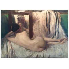 Sensual Odalisque Nude by Belgian Artist Philippe Swyncop