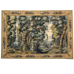 Used Rug, Tapestry Felemish Style Wall Decoration Object, Decorative rugs