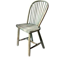 Good Painted George III West-Country Stick-Back Childs Chair, circa 1800-1820