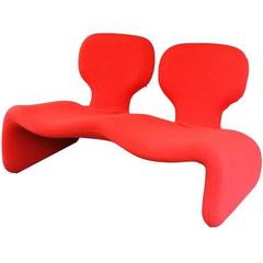 Zweisitziges Djinn Sofa von Olivier Mourgue für Airborne