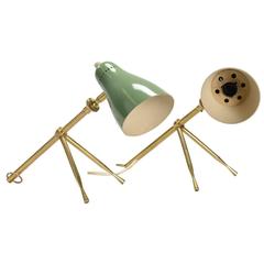 Pair of 1950's 'Ochetta' Table / Desk / Wall Lamps by Giuseppe Ostuni for O-Luce