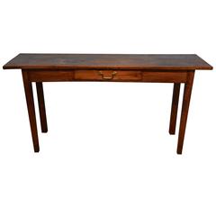 Attractive French Chestnut Serving Table